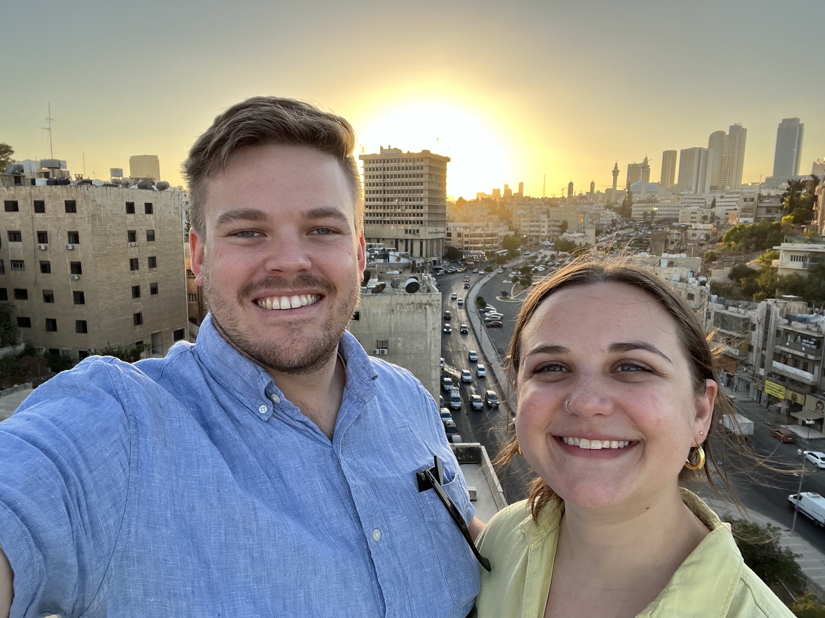 MCC Jerusalem Reps Sarah Funkhouser and Seth Malone